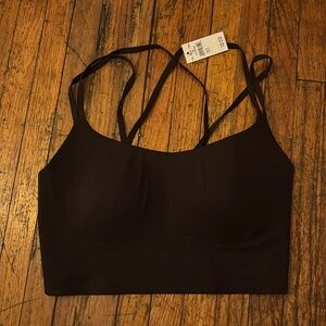 New with tags Offline by Aerie padded sport bra brown strappy super cute